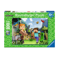 Ravensburger Puzzle Minecraft Steve und Alex 100 XXL Teile Ravensburger Puzzle Minecraft Steve und Alex 100 XXL Teile