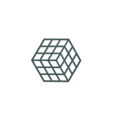 Zone Denmark Topfuntersetzer Cube Grün Zone Denmark Topfuntersetzer Cube Grün