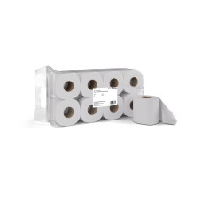 CWS Toilettenpapier Rollen, 2-lagig, Hellgrau CWS Toilettenpapier Rollen, 2-lagig, Hellgrau