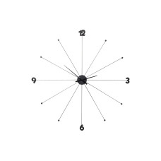 Kare Wanduhr Like Umbrella, Black Kare Wanduhr Like Umbrella, Black