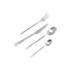 Kare Besteck-Set Gloria, 16-teilig, Silber Matt