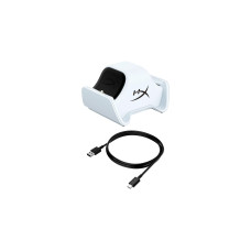HyperX Ladestation für 2 Controller ChargePlay Duo Weiss Schwarz