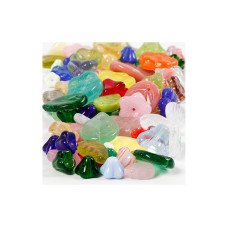 Creativ Company Glasperlen Blätter Blumen 6-17 mm sortierte Farben 60 g Creativ Company Glasperlen Blätter Blumen 6-17 mm sortierte Farben 60 g