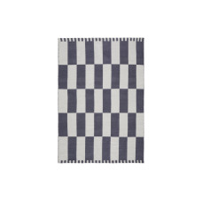 Urbanara Teppich Iniola 90 x 130 cm, Blaugrau/Weiss Urbanara Teppich Iniola 90 x 130 cm, Blaugrau/Weiss