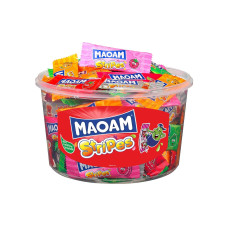 Maoam Maoam Mini Stripes Dose 100 Stk. 700 g Maoam Maoam Mini Stripes Dose 100 Stk. 700 g