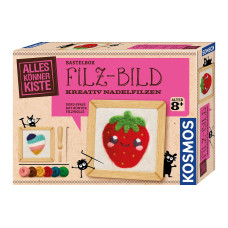 Kosmos Bastelset Filz-Bild 8 Farben Holz