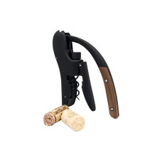 Vin Bouquet Hebelkorkenzieher Hebelkorkenzieher Schwarz/Braun Vin Bouquet Hebelkorkenzieher Hebelkorkenzieher Schwarz/Braun