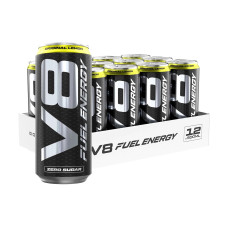 VAST V8 Fuel Energy Original Lemon 500 ml Can 12 Tray, EU VAST V8 Fuel Energy Original Lemon 500 ml Can 12 Tray, EU