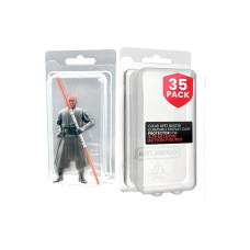 EvoRetro Clamshell PET Gehäuse 35er-Pack 3.75 Zoll Actionfiguren EvoRetro Clamshell PET Gehäuse 35er-Pack 3.75 Zoll Actionfiguren