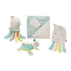 fehn Bade-Set «Meereskinder» 4-teilig Mehrfarbig