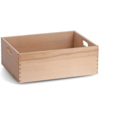 Zeller Present Aufbewahrungskiste Buche 40 x 30 x 15 cm, Braun Zeller Present Aufbewahrungskiste Buche 40 x 30 x 15 cm, Braun