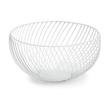 Zeller Present Früchtekorb Metall weiss 1 Stück, Weiss Zeller Present Früchtekorb Metall weiss 1 Stück, Weiss