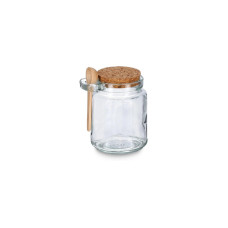 Zeller Present Vorratsglas mit Löffel 0.24 l, Transparent/Braun Zeller Present Vorratsglas mit Löffel 0.24 l, Transparent/Braun