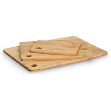 Zeller Present Schneidebrett-Set Bambus 3-teilig