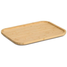 Zeller Present Serviertablett Bambus Braun