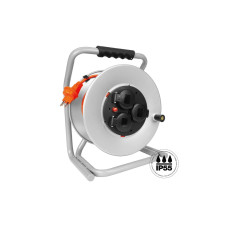 STEFFEN Kabelrolle FLEX PUR Metall 3xT13 IP55 40m