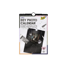Folia DIY Fotokalender black, 17 x 24 cm, 13 Seiten