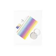 Folia Regenbogenlaterne DIY-Kit inkl. LED-Licht, ca. 15 x 22 cm