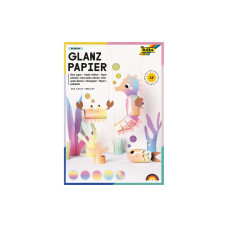 Folia Glanzpapier Rainbow 22.5 x 32 cm, 10 Bl., 100 g/m²