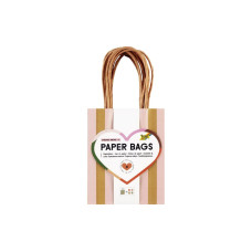 Folia Paper Bags S 20 Stück, 12 x 5,5 x 15 cm, 4 Motive sortiert