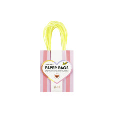 Folia Paper Bags S 20 Stück, 12 x 5,5 x 15 cm, 4 Motive sortiert