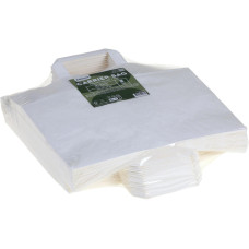 belesse nature Papiertragetasche weiss 50 Stück