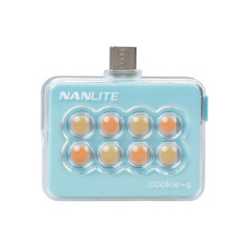 Nanlite Cookie-s LED Bicolor dimmbar Cyanblau