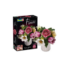 Revell Flower Garden Holz, mit Vase und Duft Revell Flower Garden Holz, mit Vase und Duft