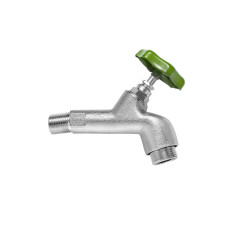 Laufen SIGA Gartenventil Messing verchromt mit Handrad Laufen SIGA Gartenventil Messing verchromt mit Handrad