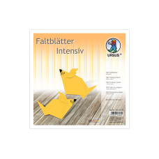 URSUS Faltblätter intensiv uni 20 x 20 cm 100 Blatt maisgelb