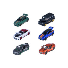 Majorette Mercedes-AMG Deluxe Cars, 6-sort. Metall 1:64 Gold Schwarz