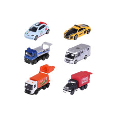 Majorette City Premium Vehicles, 6-sort. Metall 1:64 Majorette City Premium Vehicles, 6-sort. Metall 1:64
