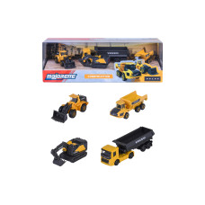 Majorette Volvo Construction 4 Pieces Giftpack 4er, Metall, 1:64 Majorette Volvo Construction 4 Pieces Giftpack 4er, Metall, 1:64