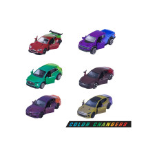 Majorette Color Changers Premium Cars, 6-sort.
