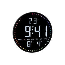 TFA Dostmann Digitale LED-Wand- oder Tischuhr Schwarz TFA Dostmann Digitale LED-Wand- oder Tischuhr Schwarz