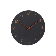 TFA Dostmann Analoge Wanduhr Schwarz/Braun