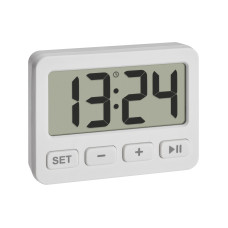 TFA Dostmann Digitalwecker Kunststoff Weiss mit Timer und Stoppuhr TFA Dostmann Digitalwecker Kunststoff Weiss mit Timer und Stoppuhr