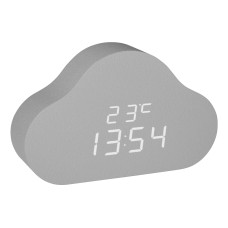 TFA Dostmann Clocco Cloud Digital, Grau, mit Innentemperatur TFA Dostmann Clocco Cloud Digital, Grau, mit Innentemperatur