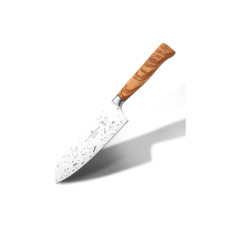 Schwertkrone Santoku Kochmesser 16 cm geschmiedet – olivenholz Schwertkrone Santoku Kochmesser 16 cm geschmiedet – olivenholz