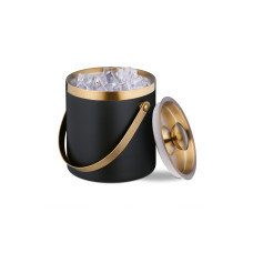 relaxdays Eiswürfelbehälter Schwarz/Gold relaxdays Eiswürfelbehälter Schwarz/Gold