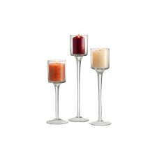 relaxdays Kerzenständer Kerzenständer 1 Stück, Transparent relaxdays Kerzenständer Kerzenständer 1 Stück, Transparent