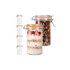 relaxdays Einmachglas 500 ml, 6 Stück relaxdays Einmachglas 500 ml, 6 Stück