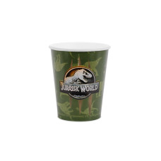 Partydeco PartyDeco Papierbecher Jurassic World, 6er-Set 6 Stück