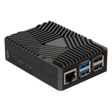 jOY-iT Gehäuse für Raspberry Pi 5 Aluminium, Schwarz jOY-iT Gehäuse für Raspberry Pi 5 Aluminium, Schwarz