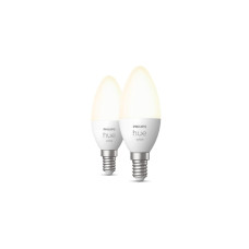 Philips Hue Hue W B39 E14 LED Warmweiss dimmbar Doppelpack