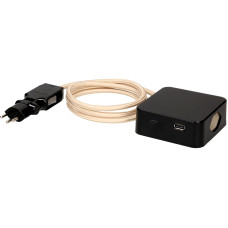Max Hauri Steckdosenleiste Cube 3x Typ 13 schwarz / gold Sand USB 2m Max Hauri Steckdosenleiste Cube 3x Typ 13 schwarz / gold Sand USB 2m