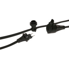 Max Hauri Lichterkette outdoor 10x E27 ILLU5 x 13 L=11.5m Typ 11 IP55