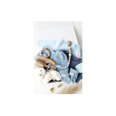 Oykami Baby Geschenkbox Blau «Verona» Hase Weiss