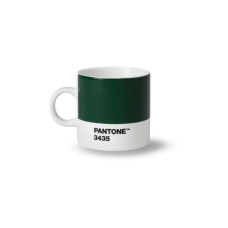 Pantone by Copenhagen Design Espresso-Tassen 120 ml, 1 Stück, Dunkelgrün