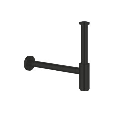 GROHE Siphon 1 1/4 Zoll Matt Schwarz mit Schubrosette GROHE Siphon 1 1/4 Zoll Matt Schwarz mit Schubrosette